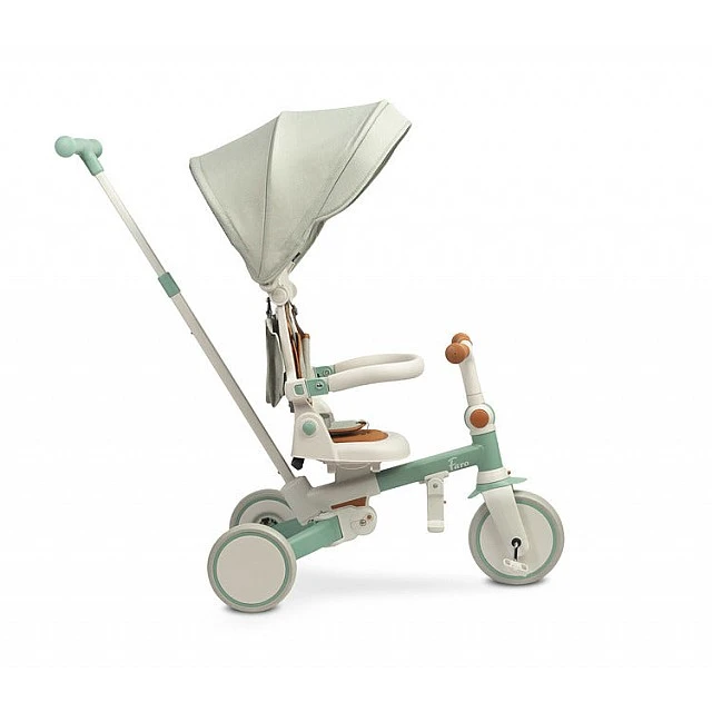Tricycle and balancing wheel 2in1 Faro Green Caretero Toyz