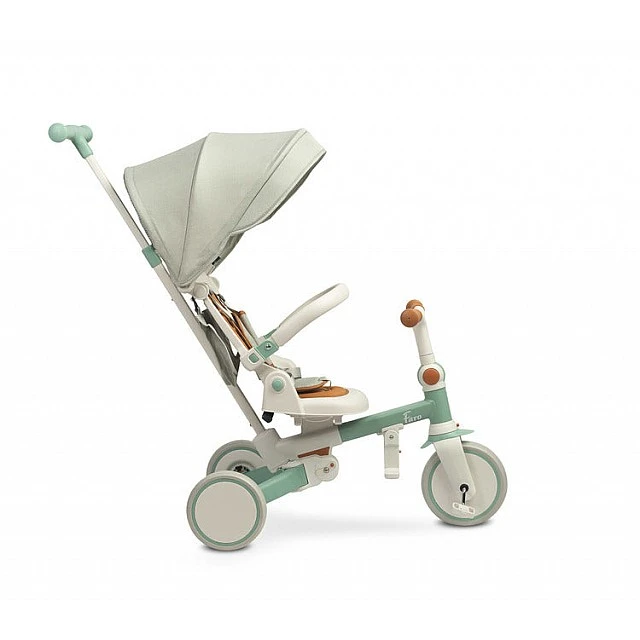 Tricycle and balancing wheel 2in1 Faro Green Caretero Toyz