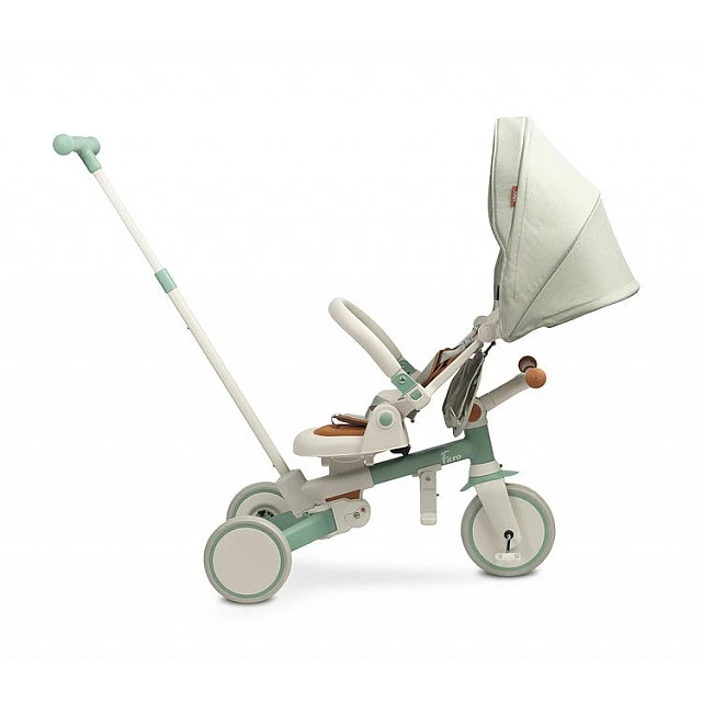 Tricycle and balancing wheel 2in1 Faro Green Caretero Toyz