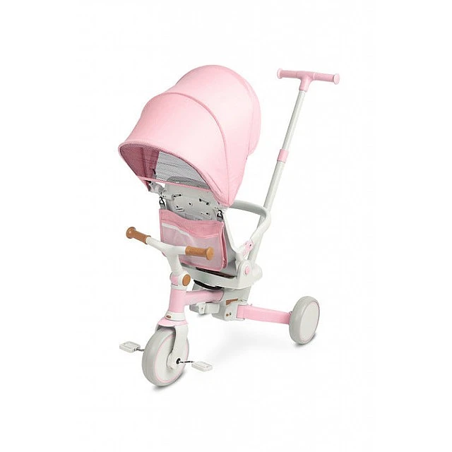 Tricycle and balancing wheel 2 in 1 Faro Pink Caretero Toyz