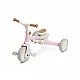 Tricycle and balancing wheel 2 in 1 Faro Pink Caretero Toyz