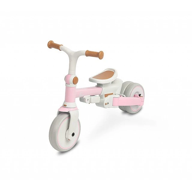 Tricycle and balancing wheel 2 in 1 Faro Pink Caretero Toyz