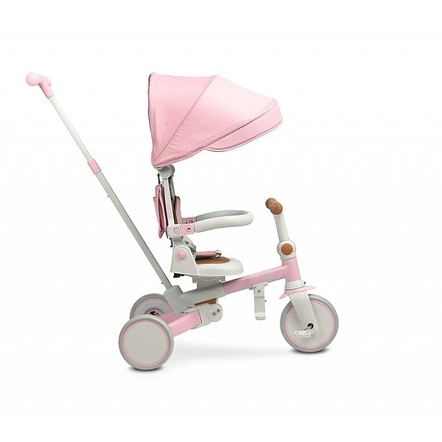 Tricycle and balancing wheel 2 in 1 Faro Pink Caretero Toyz