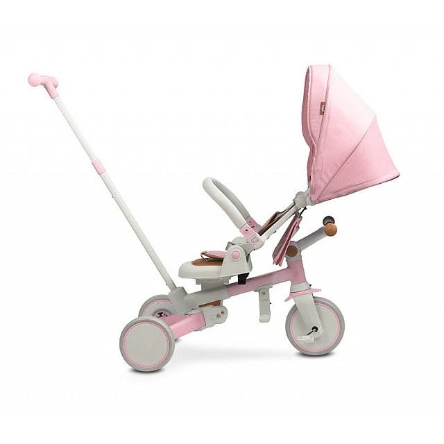 Tricycle and balancing wheel 2 in 1 Faro Pink Caretero Toyz