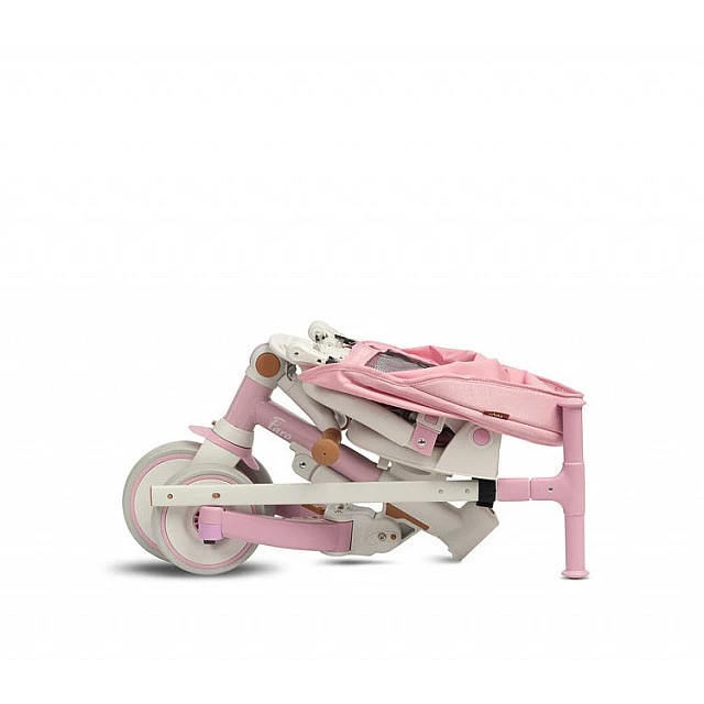Tricycle and balancing wheel 2 in 1 Faro Pink Caretero Toyz