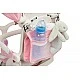 Tricycle and balancing wheel 2 in 1 Faro Pink Caretero Toyz