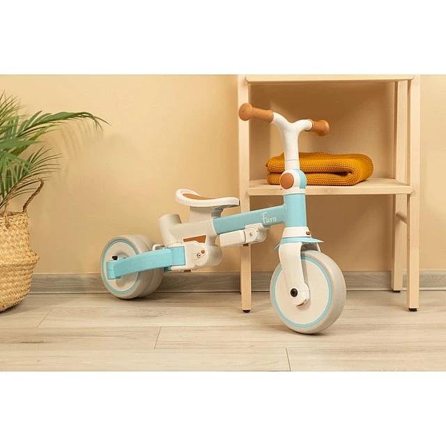 Триколка И Баланиращо Колело 2В1 Faro Blue Caretero Toyz