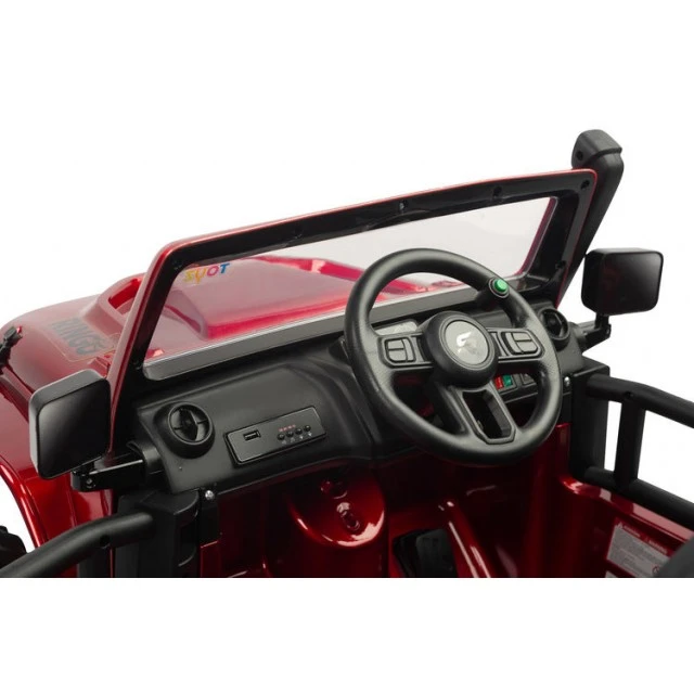 Battery-Powered Off-Road Car Ringo Wine Red Caretero Toyz