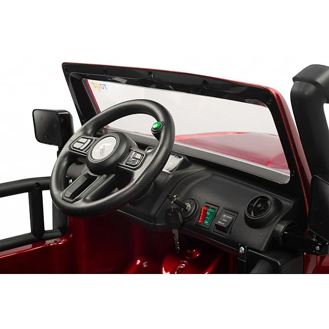Battery-Powered Off-Road Car Ringo Wine Red Caretero Toyz