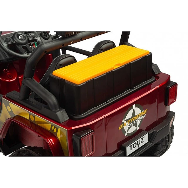 Battery-Powered Off-Road Car Ringo Wine Red Caretero Toyz