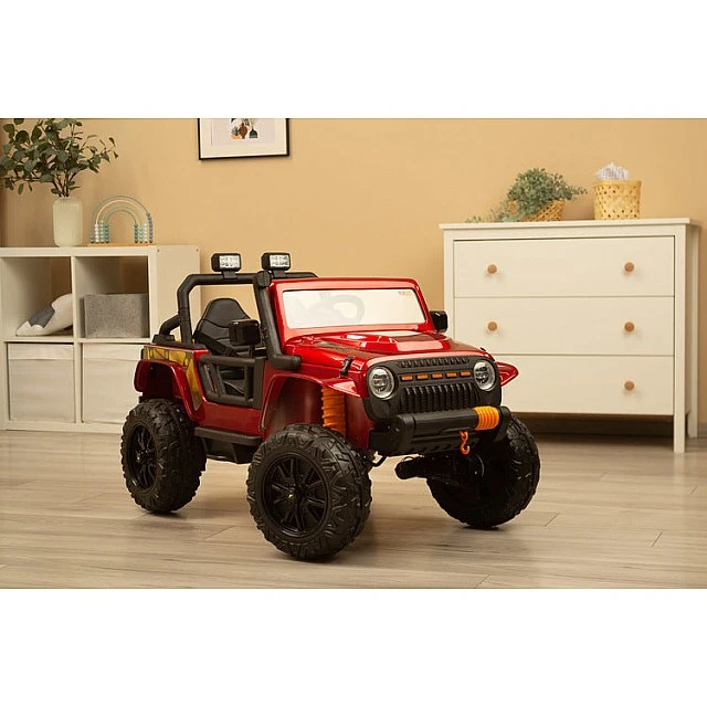 Battery-Powered Off-Road Car Ringo Wine Red Caretero Toyz