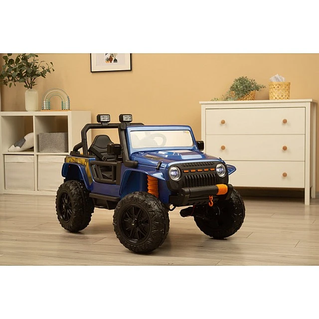 Battery-Powered Off-Road Car Ringo Wine Blue Caretero Toyz