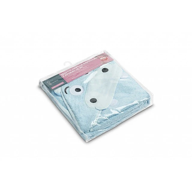 Bath towel Hippo Water Friends blue