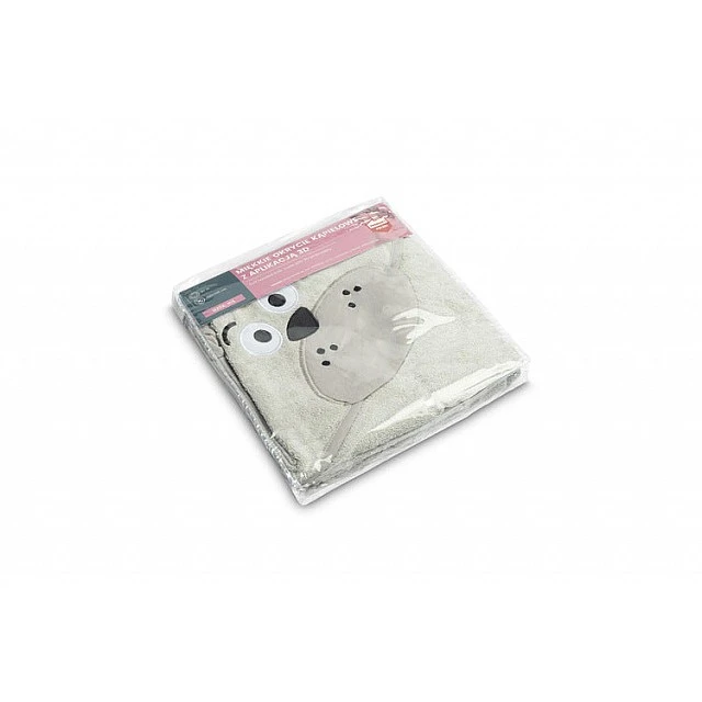 Bath towel Bear Water Friends grey