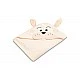 Water Friends Rabbit Bath Towel Pink