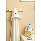 Бебешка Хавлия С Качулка Bathfriends 100X100 Мече Бяло Sensillo