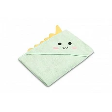 Бебешка Хавлия С Качулка Bathfriends 100X100 Дино Мента Sensillo