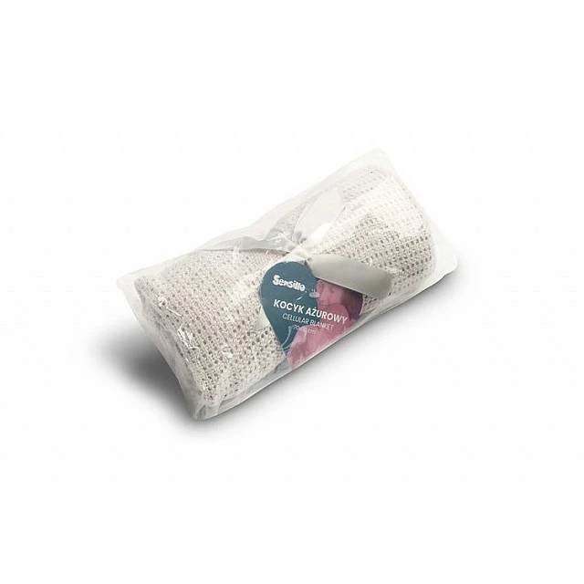 Blanket 100% Cotton Moli Light Gray Sensillo