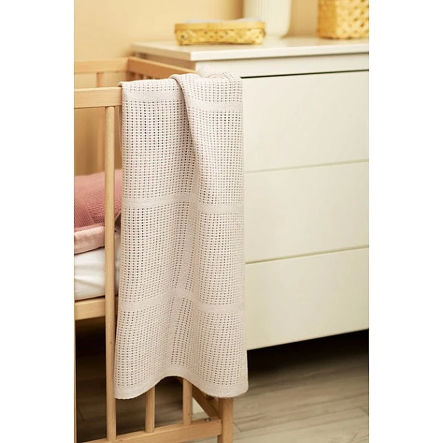 Blanket 100% Cotton Moli Light Gray Sensillo