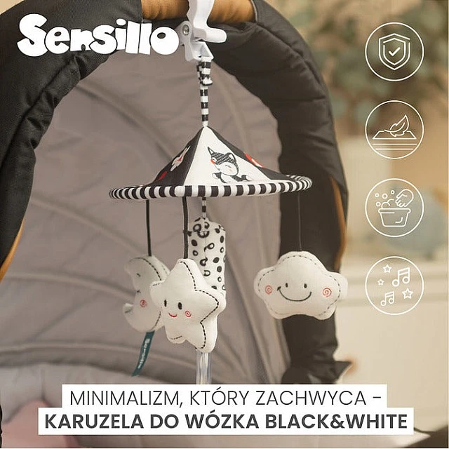 Черно-Бяла Книжка Fox Sensillo