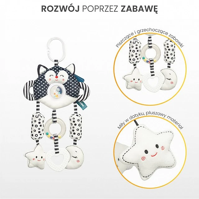 Black and White Travel Toy – Sensillo Kitten