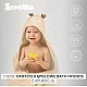 Бебешка Хавлия С Качулка Bathfriends 100X100 Мече Бяло Sensillo