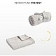 Blanket 100% Cotton Moli Light Gray Sensillo