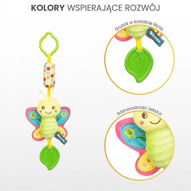 Colorful Stroller Pendant – Butterfly Sensillo