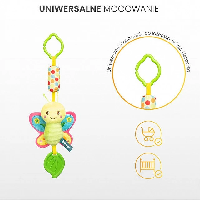 Colorful Stroller Pendant – Butterfly Sensillo