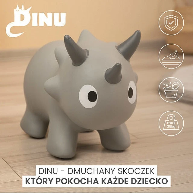 Играчка За Яздене Dinu Grey