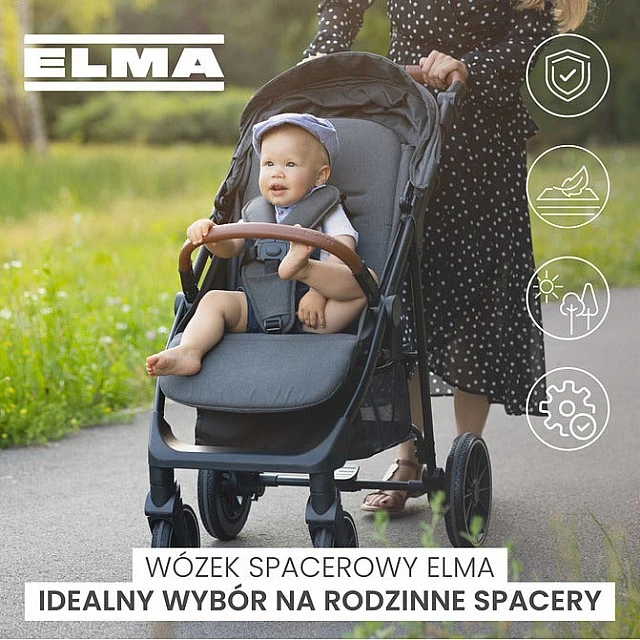 Stroller Elma Dark Gray Caretero