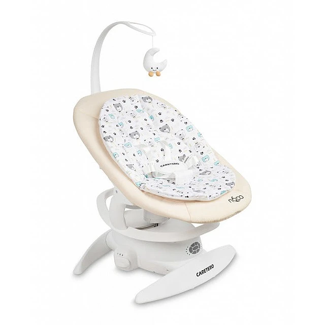 2in1 Chaise Lounge And Swing Rocker Noco Beige Caretero
