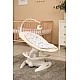 2in1 Chaise Lounge And Swing Rocker Noco Beige Caretero