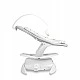 2IN1 Chaise Lounge And Rocker Swing Noco Gray Caretero