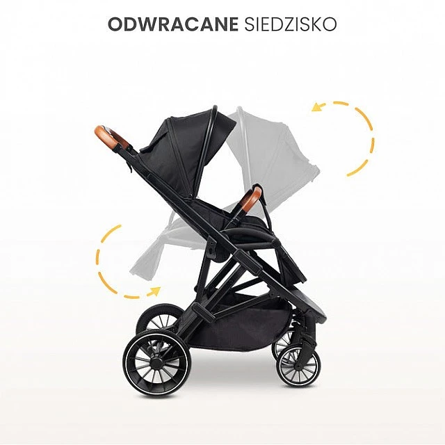 Количка Ratio Черна Caretero
