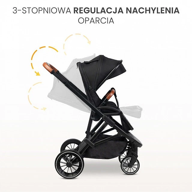 Количка Ratio Черна Caretero