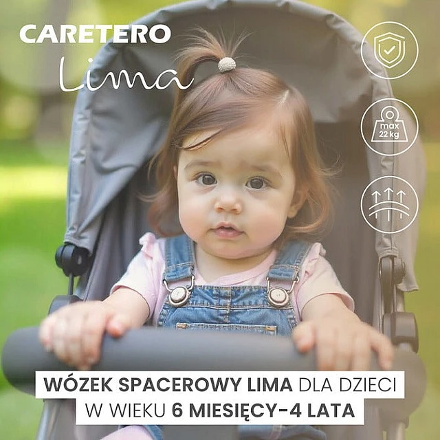 Stroller Lima Black Caretero