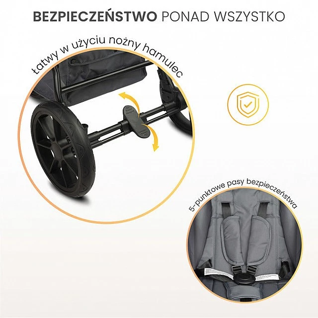 Stroller Lima Black Caretero