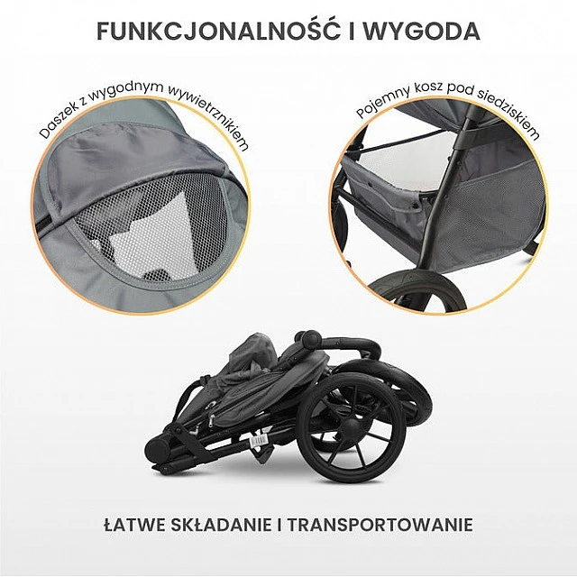Детска Количка Lima Graphite Caretero
