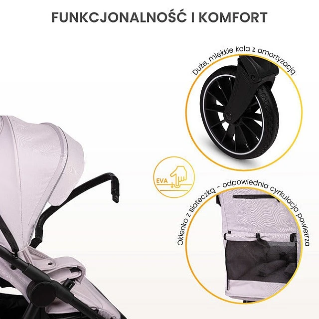 Baby Stroller Agil Gray Caretero