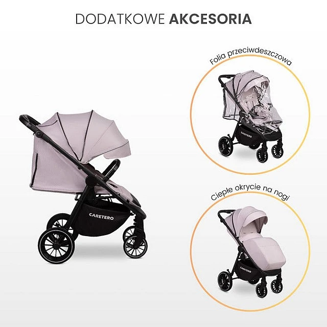 Бебешка Количка Agil Кафява Caretero