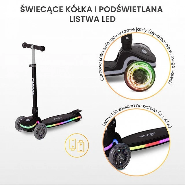 Scooter Carbon Black Caretero Toyz