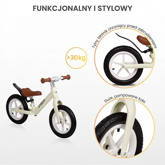 Balance Bike Inter Cream Caretero Toyz
