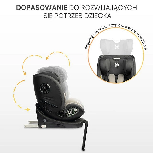 Car seat Fortis I-Size Gray 15-36kg Caretero