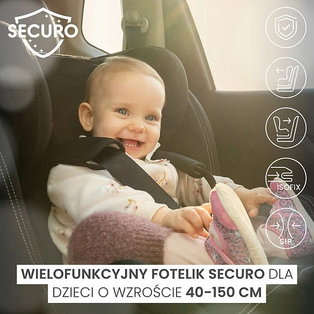 Car Seat Securo I-Size Light Gray (40-150) Caretero