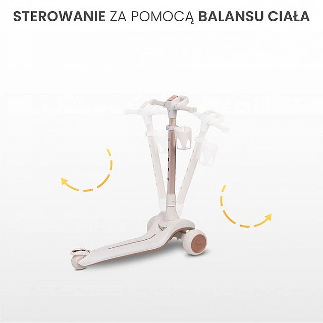 Тротинетка Satura Бяла Caretero Toyz