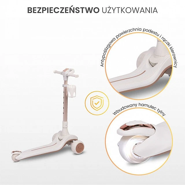 Тротинетка Satura Бяла Caretero Toyz