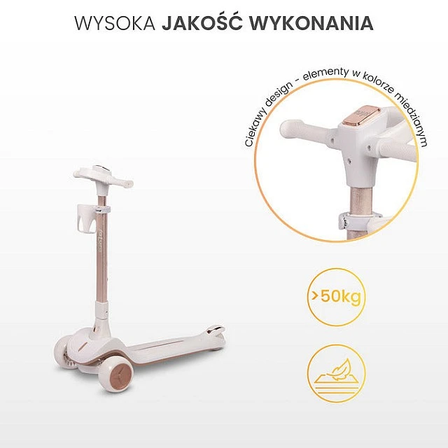 Тротинетка Satura Бяла Caretero Toyz