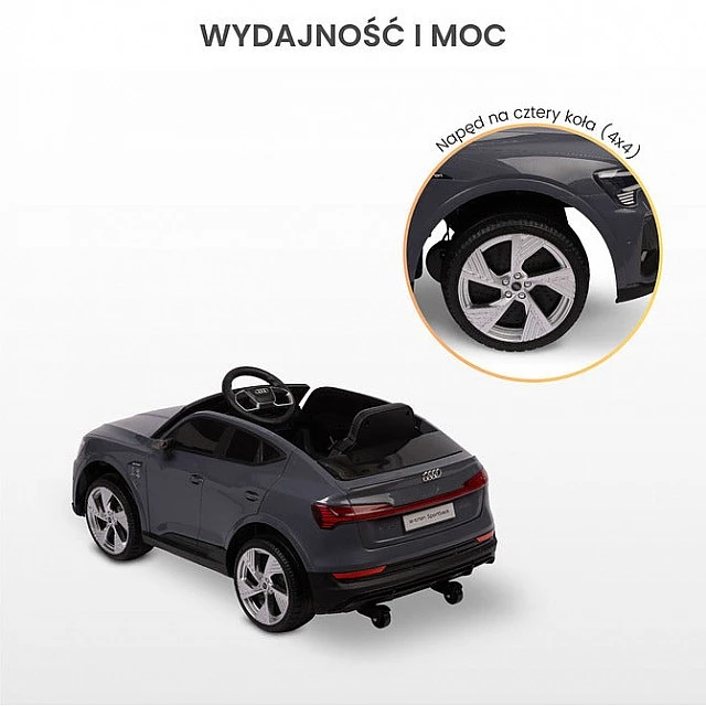 Battery Car Audi Etron Sportback Red Caretero Toyz