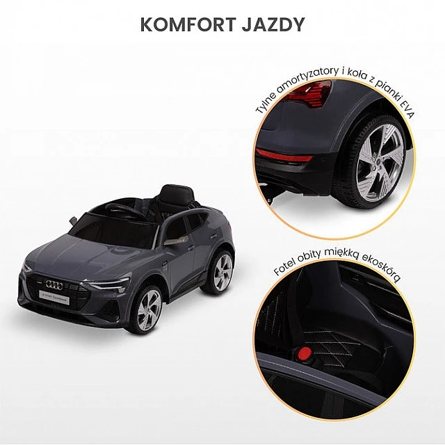 Battery Car Audi Etron Sportback Red Caretero Toyz